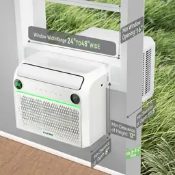 ZAFRO U-Shaped Inverter Window AC,… — Photo 2