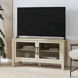 Mainstays Glass Door TV Stand… — Photo 1