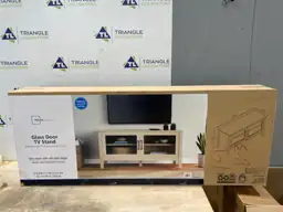 Mainstays Glass Door TV Stand… — Photo 3