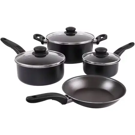 Mainstays 7-Piece Nonstick Aluminum Cookware… — Photo 1