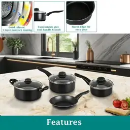 Mainstays 7-Piece Nonstick Aluminum Cookware… — Photo 2