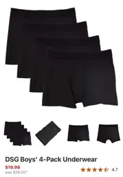 DSG Boys Medium 4 Pack… — Photo 1