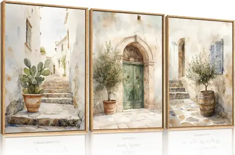 HPNIUB Vintage Italy Landscape Framed… — Photo 1