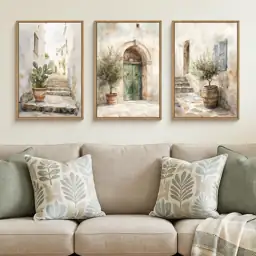 HPNIUB Vintage Italy Landscape Framed… — Photo 2