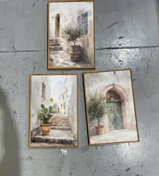 HPNIUB Vintage Italy Landscape Framed… — Photo 3