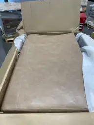 Wesley Light Brown Microfiber with… — Photo 3