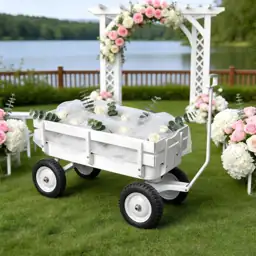 Pull Along Wagon White Flower… — Photo 1