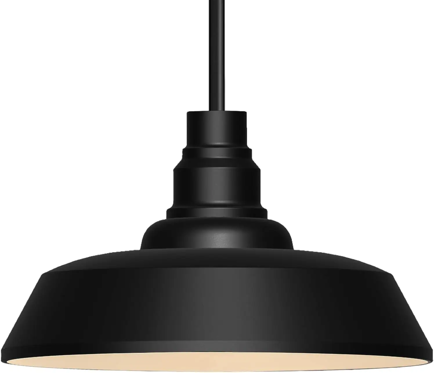 21" Black Pendant Light, Large… — Photo 1