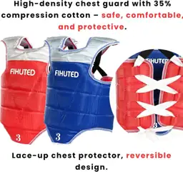 Taekwondo Sparring Gear Set with… — Photo 2