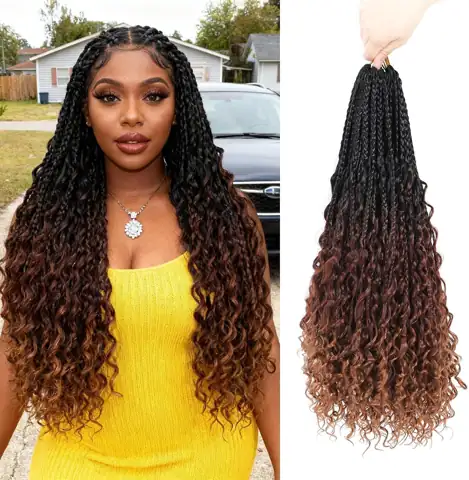 Goddess Box Braids Crochet Hair… — Photo 1