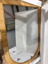 Handmade Rattan Mirror for Bathroom… — Photo 4
