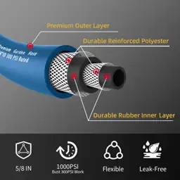 Garden Hose 150ft x 5/8",… — Photo 2