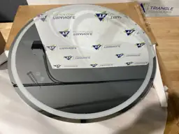 Round LED Bathroom Mirror with… — Photo 3
