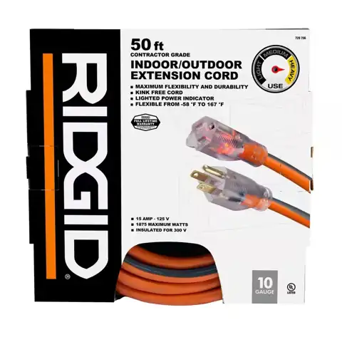 RIDGID 50 ft. 10/3 Heavy… — Photo 1