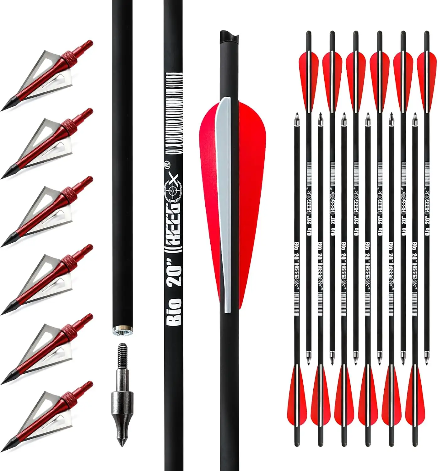 REEGOX Crossbow Bolts 16/18/20 inch… — Photo 1