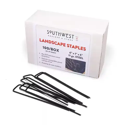 6 in. Steel Garden Staples… — Photo 1