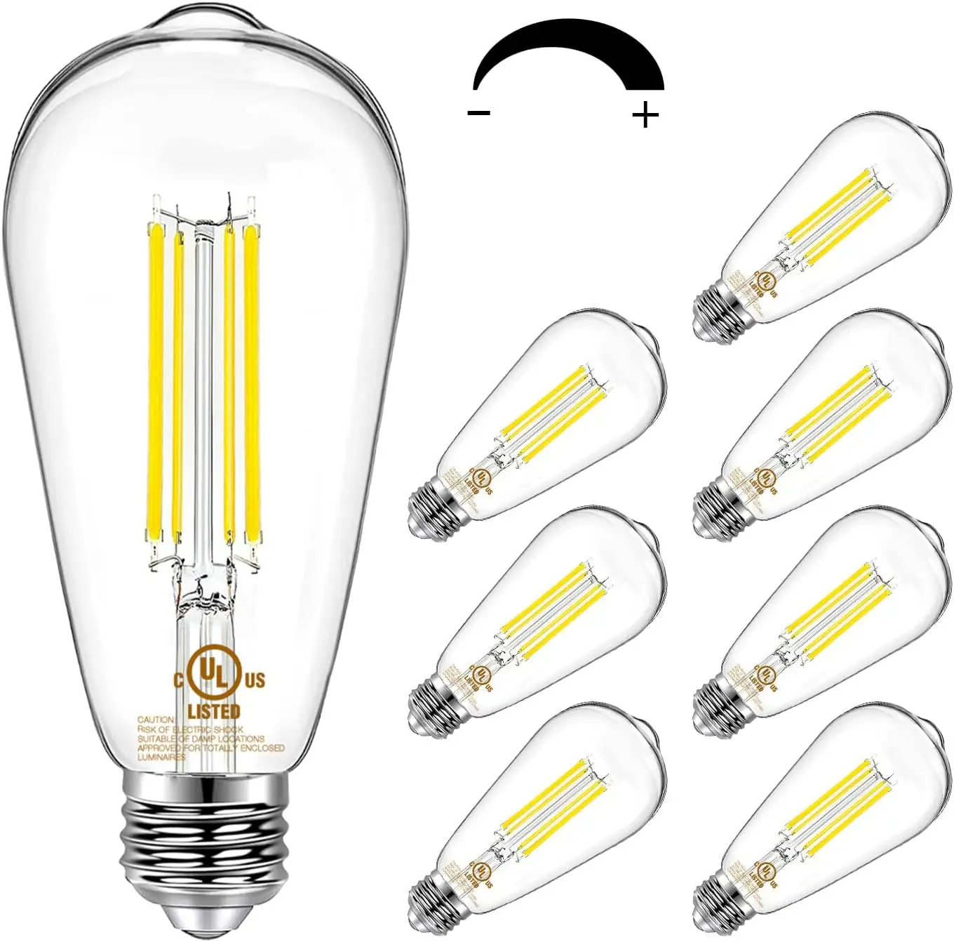 DAYBETTER 8-Pack LED Edison Bulbs,… — Photo 1