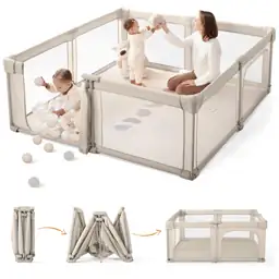 Sweeby Baby Playpen, 59x59 Inch… — Photo 1