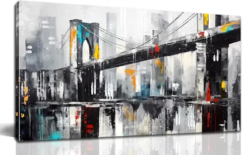 CANEITO 24x48" NYC Wall Art,… — Photo 1