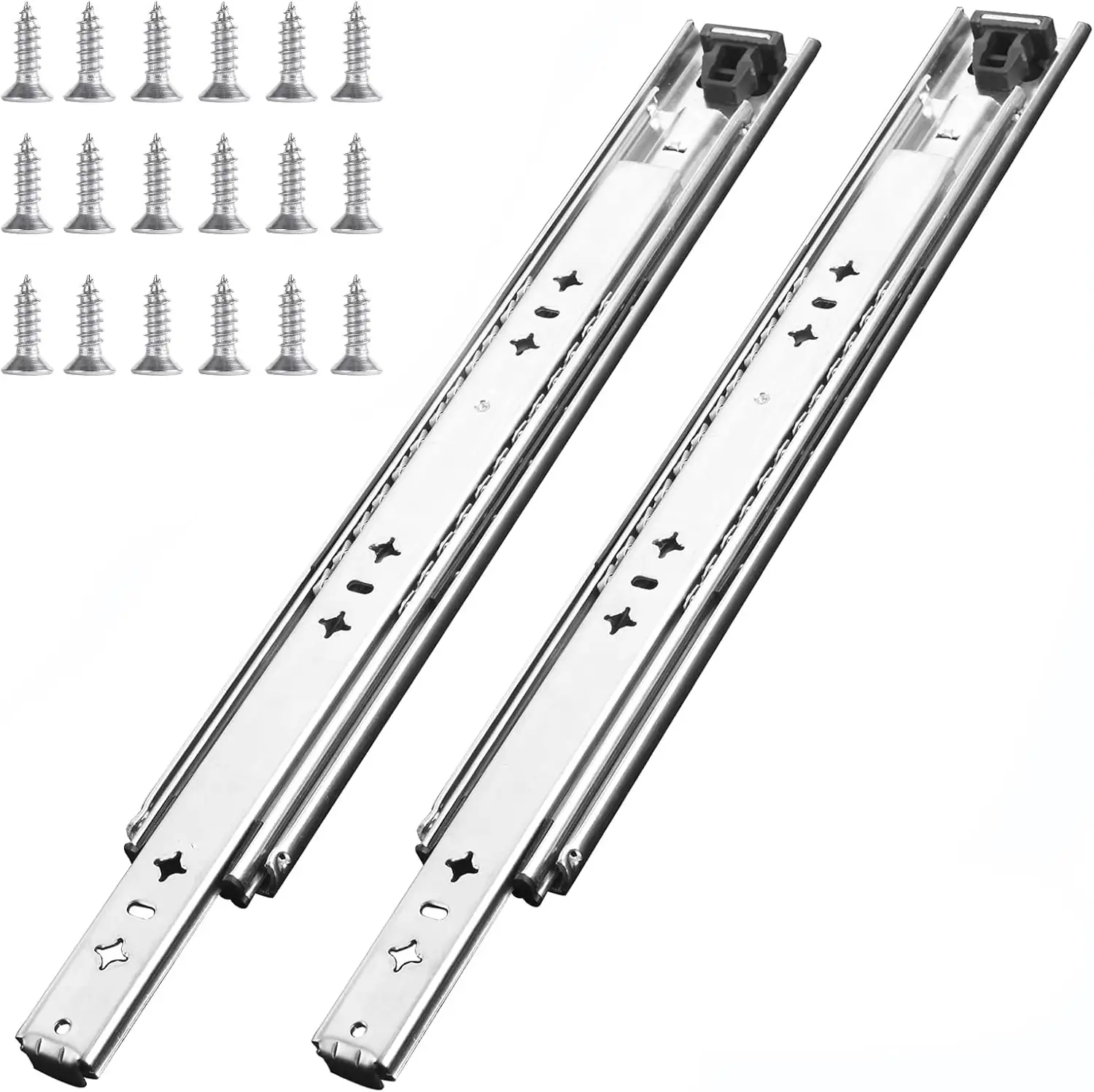 Drawer With Undermount Rails 1 Pair 40-Inch 260 lb Drawer Slides with Stainless Screws, Full ...