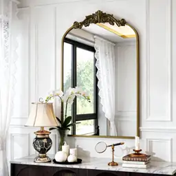 Dewfig Vintage Arched Wall Mirror,… — Photo 1