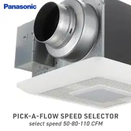 Panasonic WhisperCeiling 0.4-Sone 110-CFM White… — Photo 2