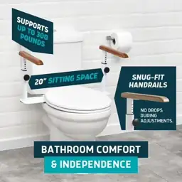 Lunderg Toilet Safety Rails for… — Photo 2