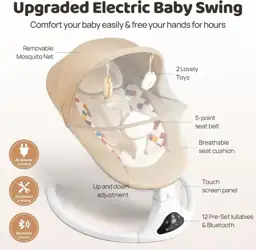 Baby Swing Remote Control 5-Speed… — Photo 2