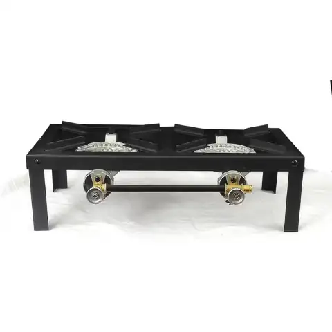 30,000 BTU Double Burner Angle… — Photo 1