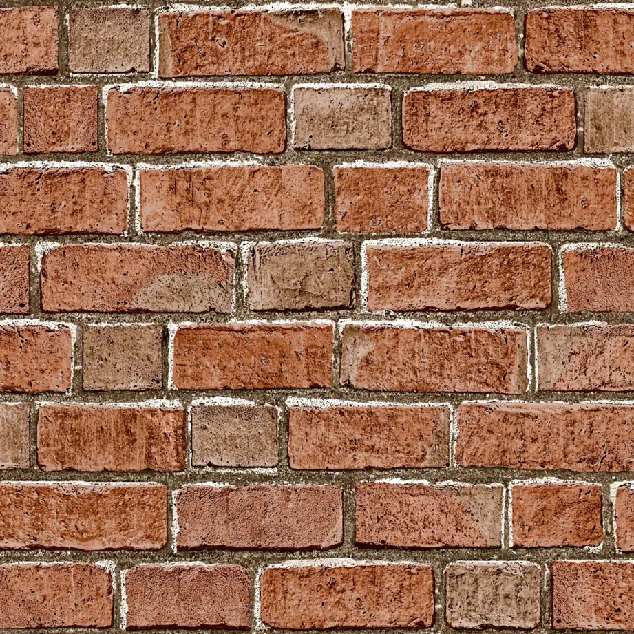 HOLDEN 56-sq ft Red Paper Brick Unpasted Wallpaper | Triangle Liquidators
