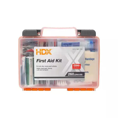 260-Piece OSHA Plastic First Aid… — Photo 1