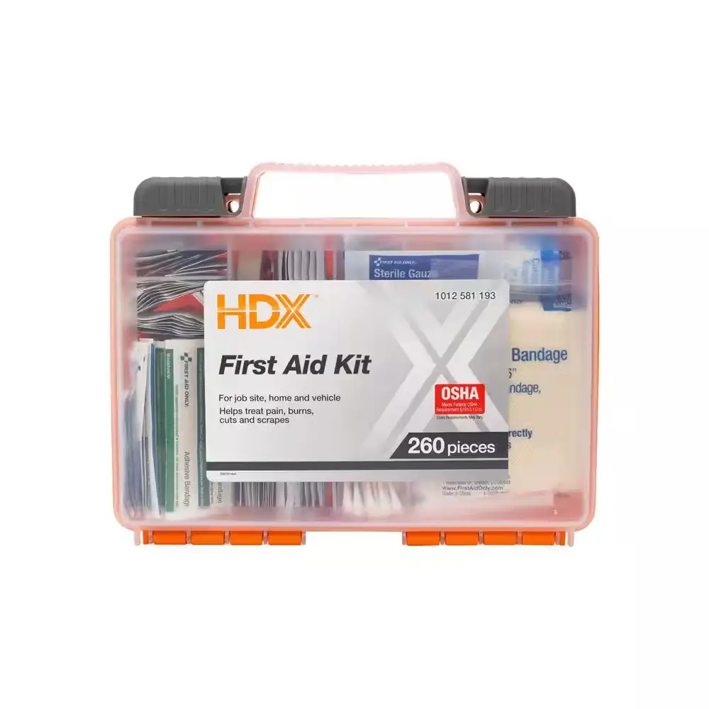 260-Piece OSHA Plastic First Aid… — Photo 1