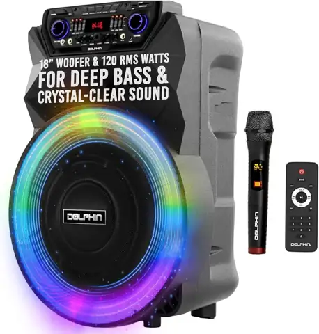 Dolphin Bluetooth Party Speaker with… — Photo 1