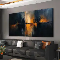 Large Modern Canvas Wall Art… — Photo 1
