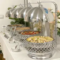 8QT Silver Party Table Warmer… — Photo 1