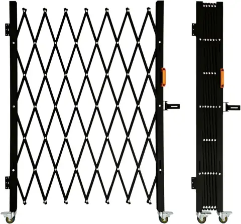 Folding Security Gate with Lockable… — Photo 1