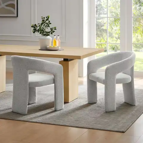 Oslo Barrel Open-Back Dining Chair,… — Photo 1