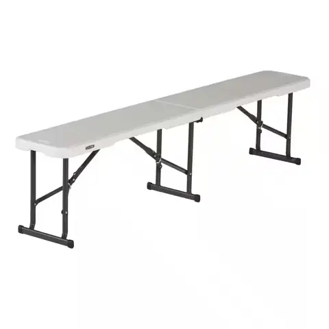 Almond Resin 6 ft. Fold-In-Half… — Photo 1