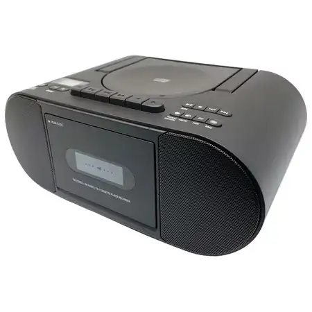 ONN Cassette Boombox with Bluetooth,… — Photo 1