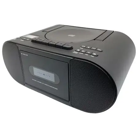 ONN Cassette Boombox with Bluetooth,… — Photo 1
