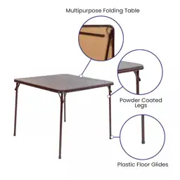 Flash Furniture Folding Card Table — Photo 2