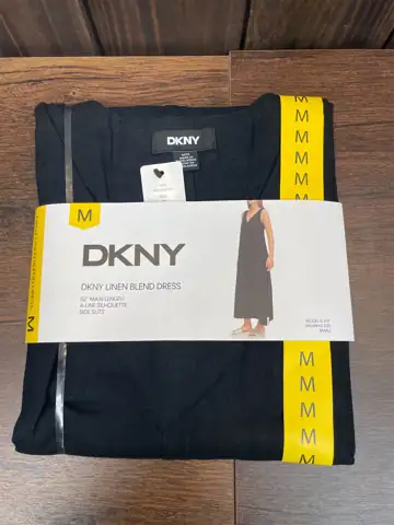 DKNY Linen Blend Dress — Photo 1