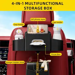 Back Seat Car Organizer with… — Photo 2