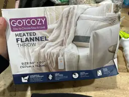 GOTCOZY Heated Blanket-Soft Plush Electric… — Photo 3