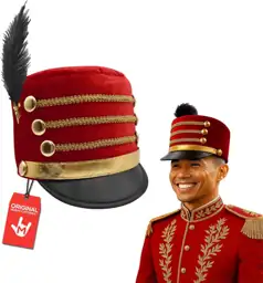 Nicky Bigs Novelties Morph Adult Toy Soldier Hat Majorette Ringmaster ...