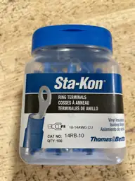 Sta-Kon 14RB-10 18-14 AWG Vinyl-Insulated… — Photo 4
