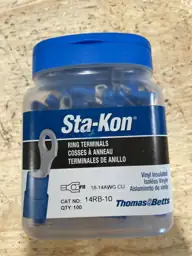 Sta-Kon 14RB-10 18-14 AWG Vinyl-Insulated… — Photo 4