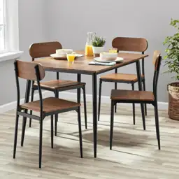 Mainstays 5-Piece Wood and Metal… — Photo 1