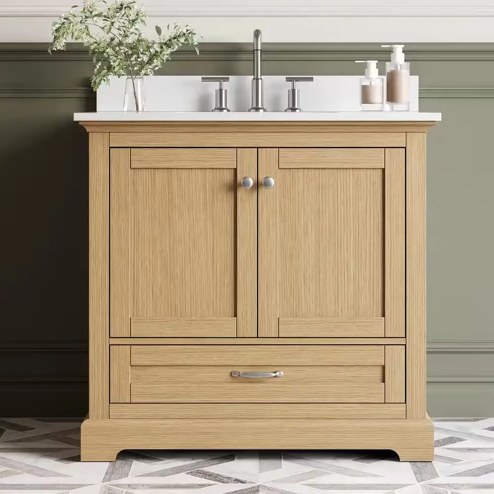 LVD 36 in. Freestanding Oak… — Photo 1