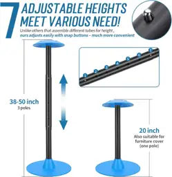 Boat Cover Support Poles 20"-50"… — Photo 2